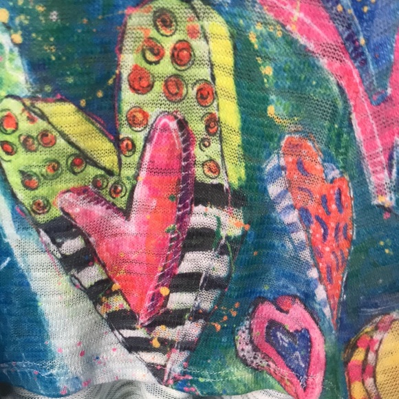 Leoma Lovegrove heart print cardigan - Picture 6 of 8